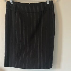 Ing Black Pencil Skirt Knee-Length Workwear